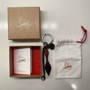 Christian Louboutin Crystal Sole Logo Bag Charm
